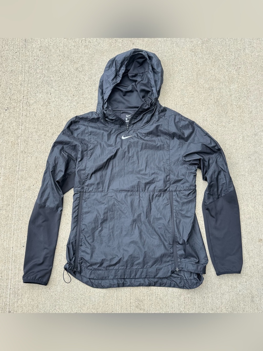 Nike Anorak Pullover Windbreaker Lightweight Running Jacket Womens Size Medium